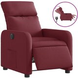  The Living Store Električni naslanjač vinsko rdeče blago - Električni Naslanjač, (21447288) | Shoptok.si