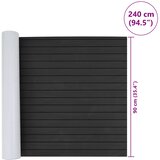  Prostirka za čamce Prugasti Tamno siva i crna 240 x 90 cm EVA | shoptok.hr