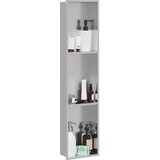  Ničica za tuš Srebrno 90 x 20 x 9,5 cm Nehrđajući čelik | Shoptok.si