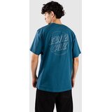 Santa Cruz Tonal Opus Dot Stripe T-shirt dark teal Cene