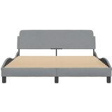  Okvir za krevet Dover svjetlosivi 152x203 cm od tkanine | Eponuda.ba