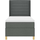  s opruga kutije Tamno siva 100 x 200 cm tkanina | shoptok.hr