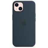 Apple iphone 13 silicone case with magsafe abyss blue (mm293zm/a) Cene