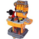 Lean_Toys Komplet orodja v nahrbtniku Workshop oranžno siva | Shoptok.si