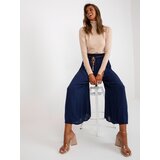 Och Bella Trousers-TW-SP-BI-81733.14-navy blue | Shoptok.si