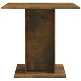  Blagovaonski stol boja dimljenog hrasta 80 x 80 x 75 cm drveni | shoptok.hr