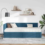  Kutni krevetni okvir s madracem 2 kom. Plava 100 x 200 cm | Shoptok.si