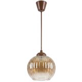 Brilagi LED luster na sajli R GLASS 1xE27/60W/230V prečnik 18 cm braon/zadimljena braon Cene