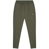 Lyle & Scott Sportske hlače šafran / tamno zelena