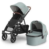 Uppababy otroški voziček V3 Vista Kenzi 0303-VIS-EU-KNZ Mystic Aqua Carbon, Saddle L. Cene