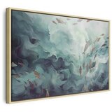  Slika - Fish in the ocean 120x80 U prirodnom drvenom okviru | shoptok.hr