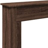 vidaXL Okvir za kamin rjavi hrast 75x20x87,5 cm inženirski les | Shoptok.si
