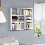 vidaXL zidna polica visoki sjaj bijela 90 x 16 x 78 cm od iverice Cijene