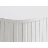 Unique Furniture Bela komoda z drsnimi vrati 140x76x45 cm Nola – | Shoptok.si