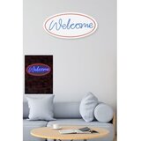 WALLXPERT dekorativna plastična led rasveta welcome red blue | ePonuda.com