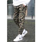 Madmext Men's Cargo Pocket Khaki Camouflage Pants 5447 Cene