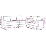  2-dijelni set sofa s jastucima smeđi baršunasti | shoptok.hr