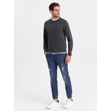 Ombre Men's JOGGERS denim pants with rubbing - blue | Shoptok.si