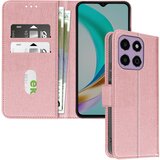 AVIZAR Ohišje za Honor X6b Clapet Wallet and Video Holder, Šampanjec roza, (5000016031) | Shoptok.si