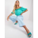 RUE PARIS Pants-TO-SP-18155.21P-light blue | Shoptok.si