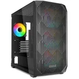 MK3 RGB microATX okno črno ohišje