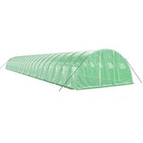  Staklenik s čeličnim okvirom zeleni 88 m² 22 x 4 x 2 m | shoptok.hr