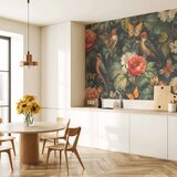  Foto tapeta - Flowers birds and butterflies – vintage-style illustration 450x315 | shoptok.hr