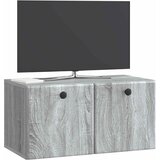 TV ormar za zid 59,5 x 31 x 30 cm Siva Sonoma Konstruirano drvo | shoptok.hr