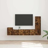  Komplet TV omaric 4 pcs Dimljeni oreh Konstruiran les - - Rjava - 61.6 - 30 x 31 x 100 cm - 2025-vidaXL-Uvoz_2 | Shoptok.si