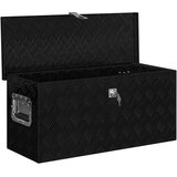  Aluminijska kutija 80 x 30 x 35 cm crna | shoptok.hr