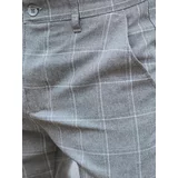 DStreet Men's Casual Trousers Light Grey