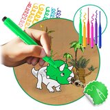 Ricokids model RK-344 XXL podloga za bojanje + flomasteri GRATIS 120 x 90 x 0,3 cm, dinosaur | shoptok.hr
