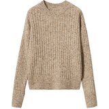 Mango Pulover progasto bež | Shoptok.si