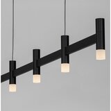 Nova Luce Mat crna LED viseća svjetiljka aluminijska s mogućnosti zatamnjivanja sa sjenilom od akrilnog stakla Poetic – | shoptok.hr