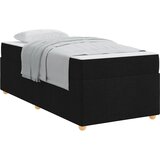  Krevetna konstrukcija s madracem Crna 90 x 200 cm tkanina | shoptok.hr