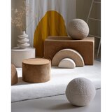 Wigiwama Kremno bel otroški tabure iz rebrastega žameta – | Shoptok.si