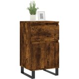 vidaXL Komode 2 kom dimljena boja hrasta 40x35x70 cm konstruirano drvo | shoptok.hr