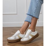 Gemre White women's platform sneakers Serila | Shoptok.si