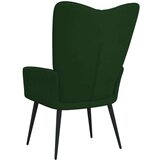  Stolica za opuštanje tamnozelena baršunasta | shoptok.hr
