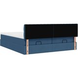 vidaXL Otomanski okvir kreveta s madracima plavi 200x200cm tkanine | shoptok.hr