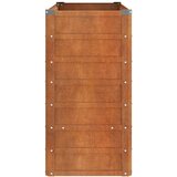  Povišena vrtna gredica boja hrđe 100 x 40 x 77 cm čelik COR-TEN | shoptok.hr