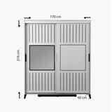 Hanah home Ormar Pasific Home Fuga 170, 170x216x60 cm, Orah | Eponuda.ba