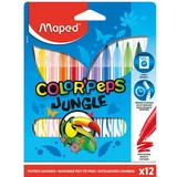 Maped Flomastri Color&apos;peps Jungle, 12 kosov