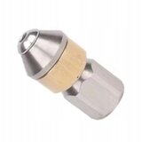 Rosfix Obrotna Šoba 045 Za Čiščenje Kalizacije – Navoj G1/8F, 350 Bar, Nerjaveče Jeklo In Medenina, 3x Zadnji Izpusti, (5000244523) | Shoptok.si