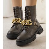 Gemre Green hiking boots with Iversen chain | shoptok.hr
