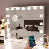 Hollywood Ogledalo z Osvetlitvijo, LED Make-Up Ogledalo z USB Priključkom