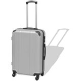 Furnova Štiridelni Komplet Trdih Potovalnih Kovčkov Srebrne Barve, (21944453) | Shoptok.si