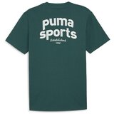 Puma Majice s kratkimi rokavi Team Graphic Tee Zelena | Shoptok.si
