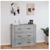  Komoda sivog hrasta sonome 80x33x70 cm od konstruiranog drva | shoptok.hr