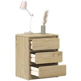  The Living Store Nočna omarica SAUDA hrast 44x35x56 cm trdna borovina - Nočna Omarica, (21442889) | Shoptok.si
